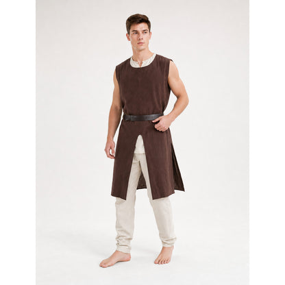 Coffee Sleeveless Tunic lifestyle