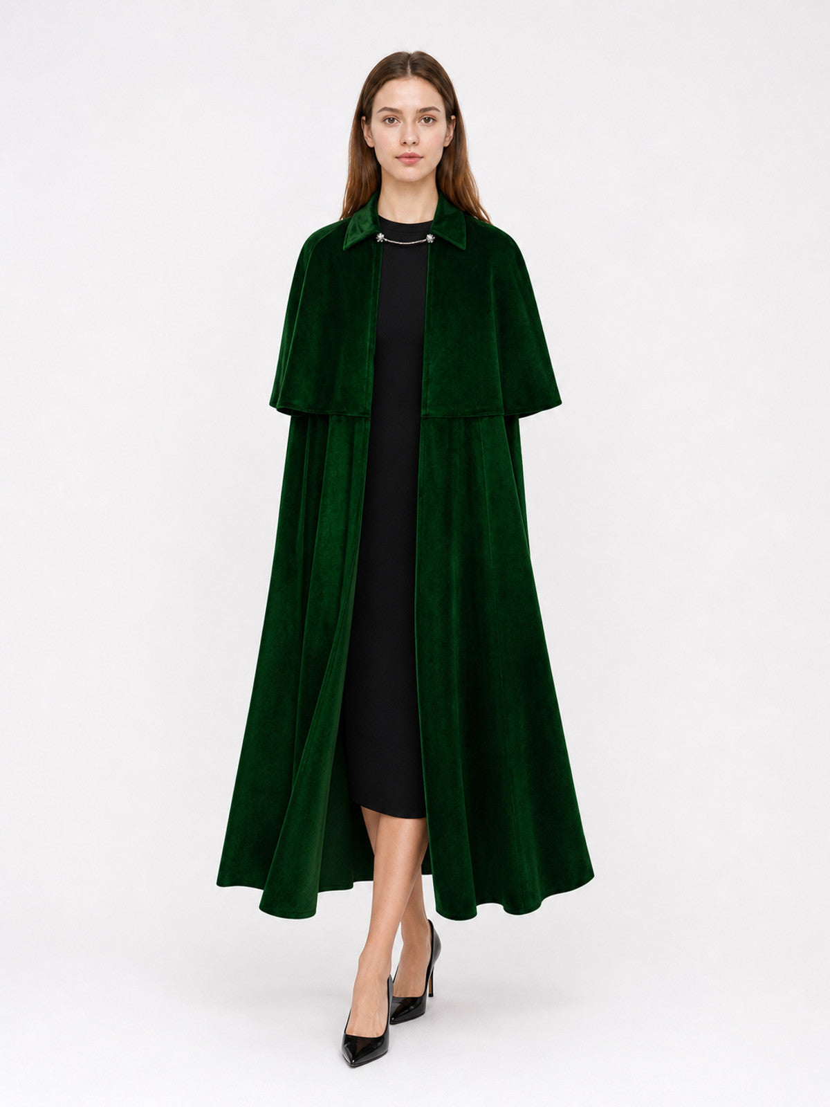 Dark Green Carnival Cloak for a Costume Look occasion guide