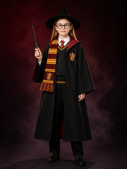 Wizard Robe for Cosplay with Hood and Hat main product view