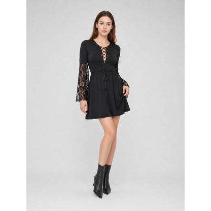 Gothic Halloween Costume with Dress and Accessories