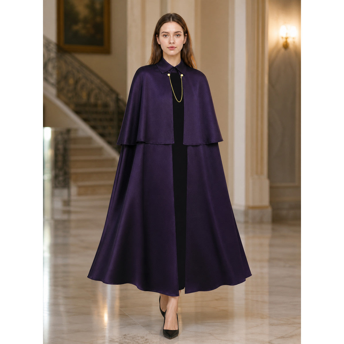 Gothic Cloak Cape for Halloween Cosplay
