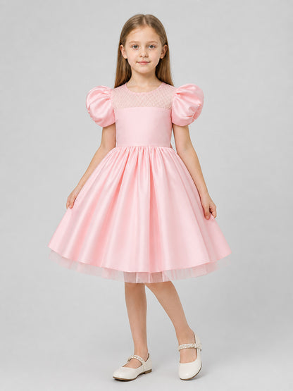 Children's Princess Dress, Full Skirt, Puff Sleeves Costume Dresses detail