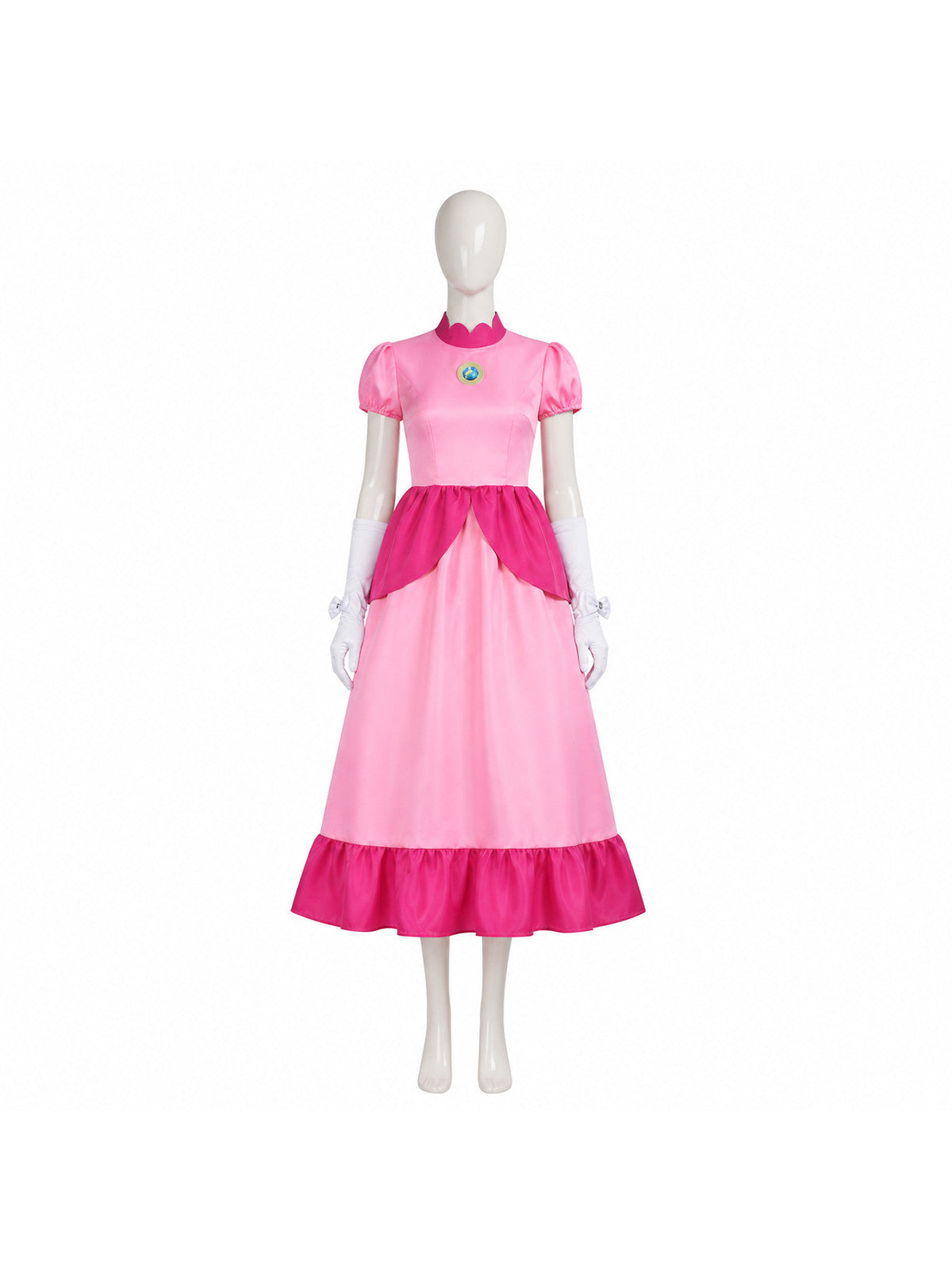 Rosalina Long Dress with Gloves and Brooch Costume Dresses detail