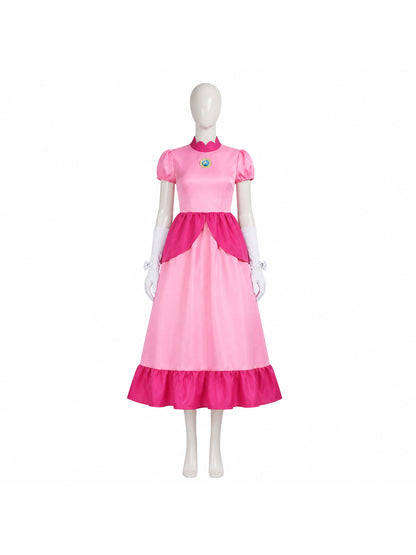 Rosalina Long Dress with Gloves and Brooch Costume Dresses detail