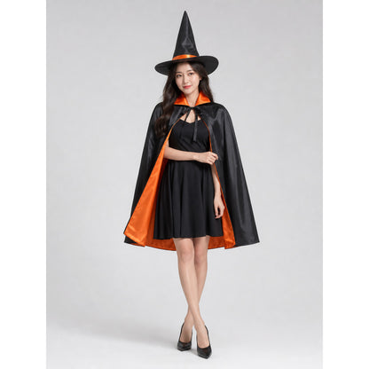 Wizard Costume: Cape Cloak and Hat