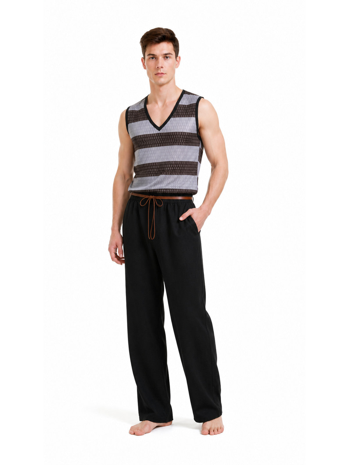 Cosplay Costume: Shirt, Pants, and Belt Costumes detail