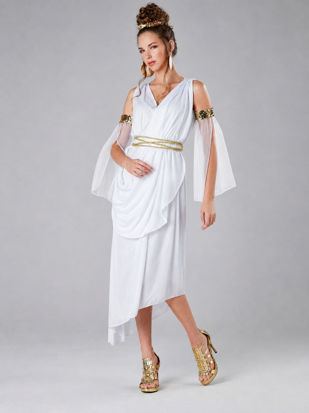 Historical Costume in an Ancient Style with Gold Decor