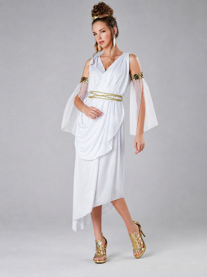 Historical Costume in an Ancient Style with Gold Decor