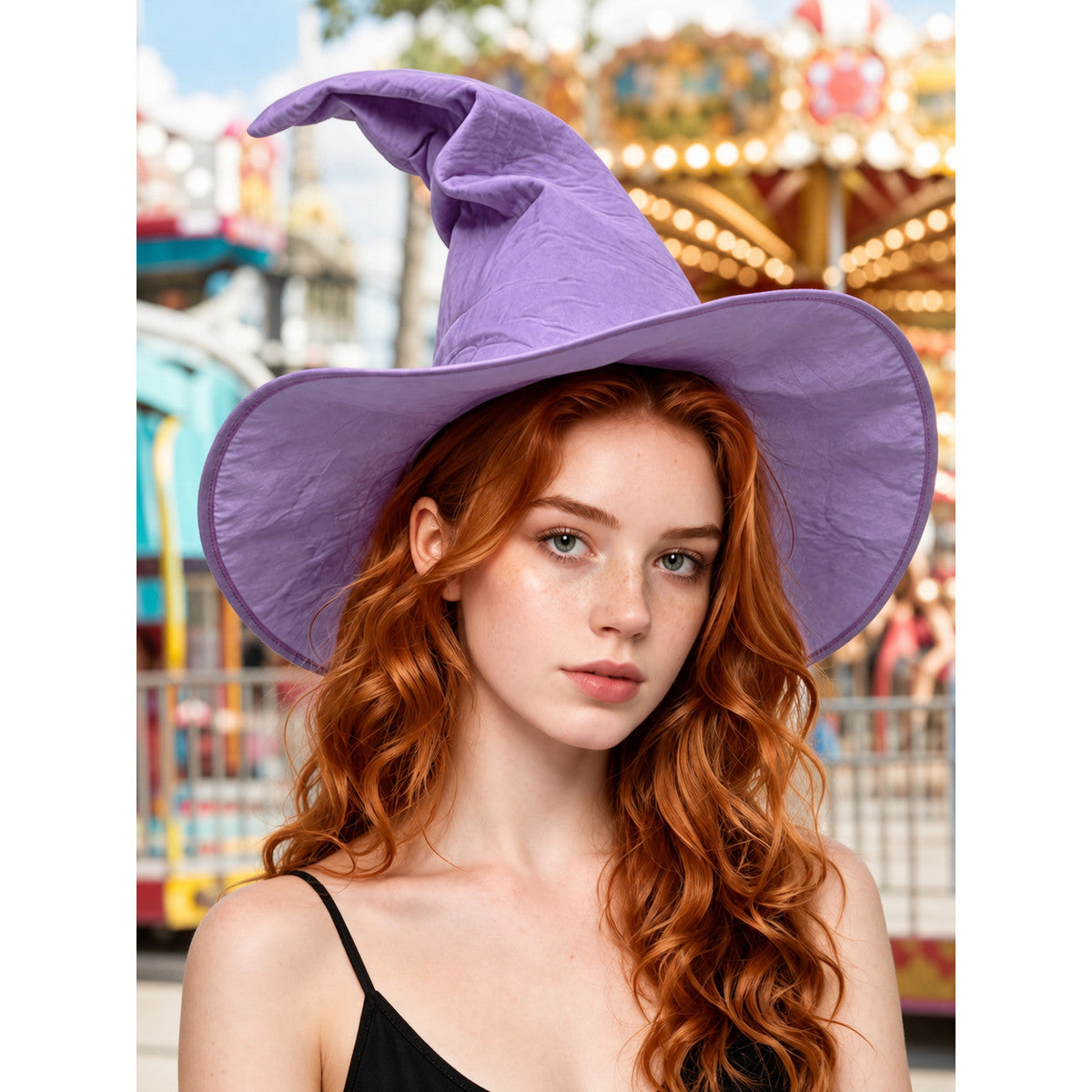 Light Purple Carnival Witch Hat