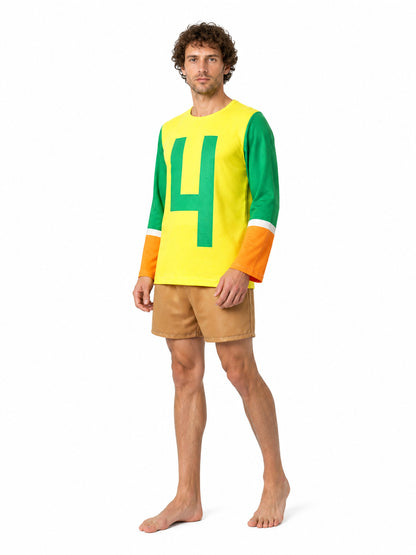 Jonathan Number 4 Cosplay Costume from Hotel Transylvania Costumes detail