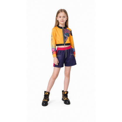 Stage Costume: Jacket and Shorts with Multicolor Print Costumes detail