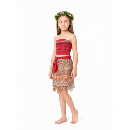 Children’s Carnival Costume with Wreath and Skirt product detail