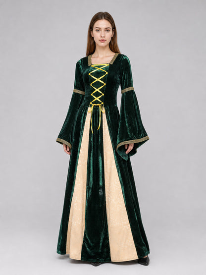 The magic of a medieval fairy tale comes to life in this stage dress costume in