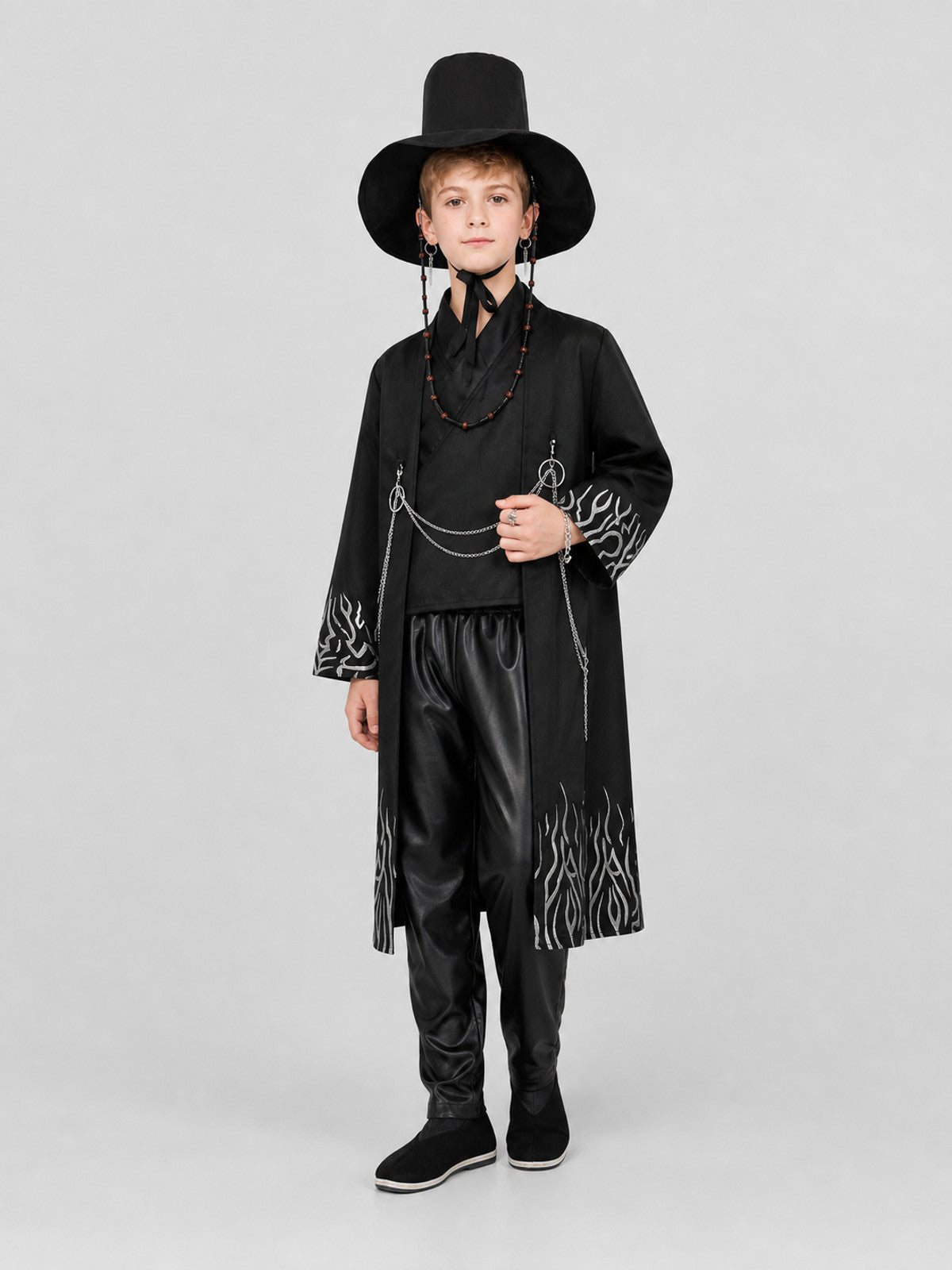 Demon Hunters Cosplay Costume, Black, Gothic Costumes detail