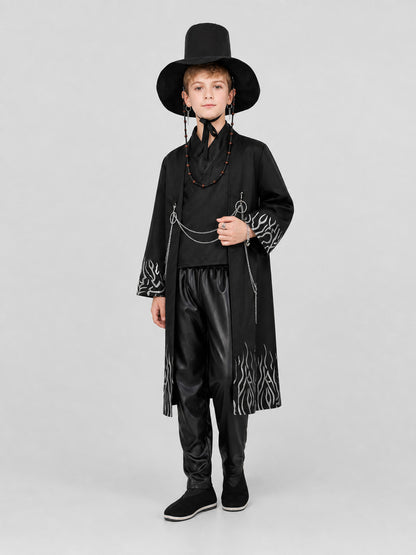 Demon Hunters Cosplay Costume, Black, Gothic Costumes detail