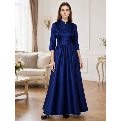 Gothic Victorian High-Neck Dress