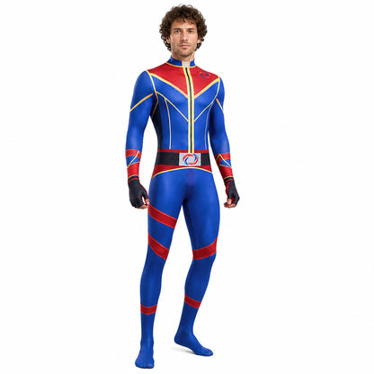 High-Collar Cosplay Jumpsuit Costume Costumes detail