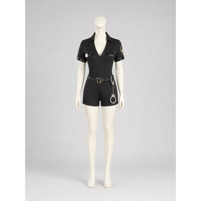 Police Cosplay Costume with Shorts and Cap