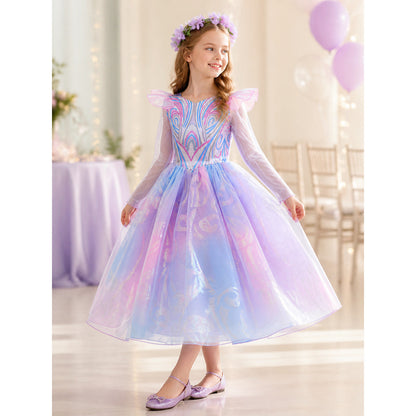 Purple Princess Costume for Halloween lifestyle view