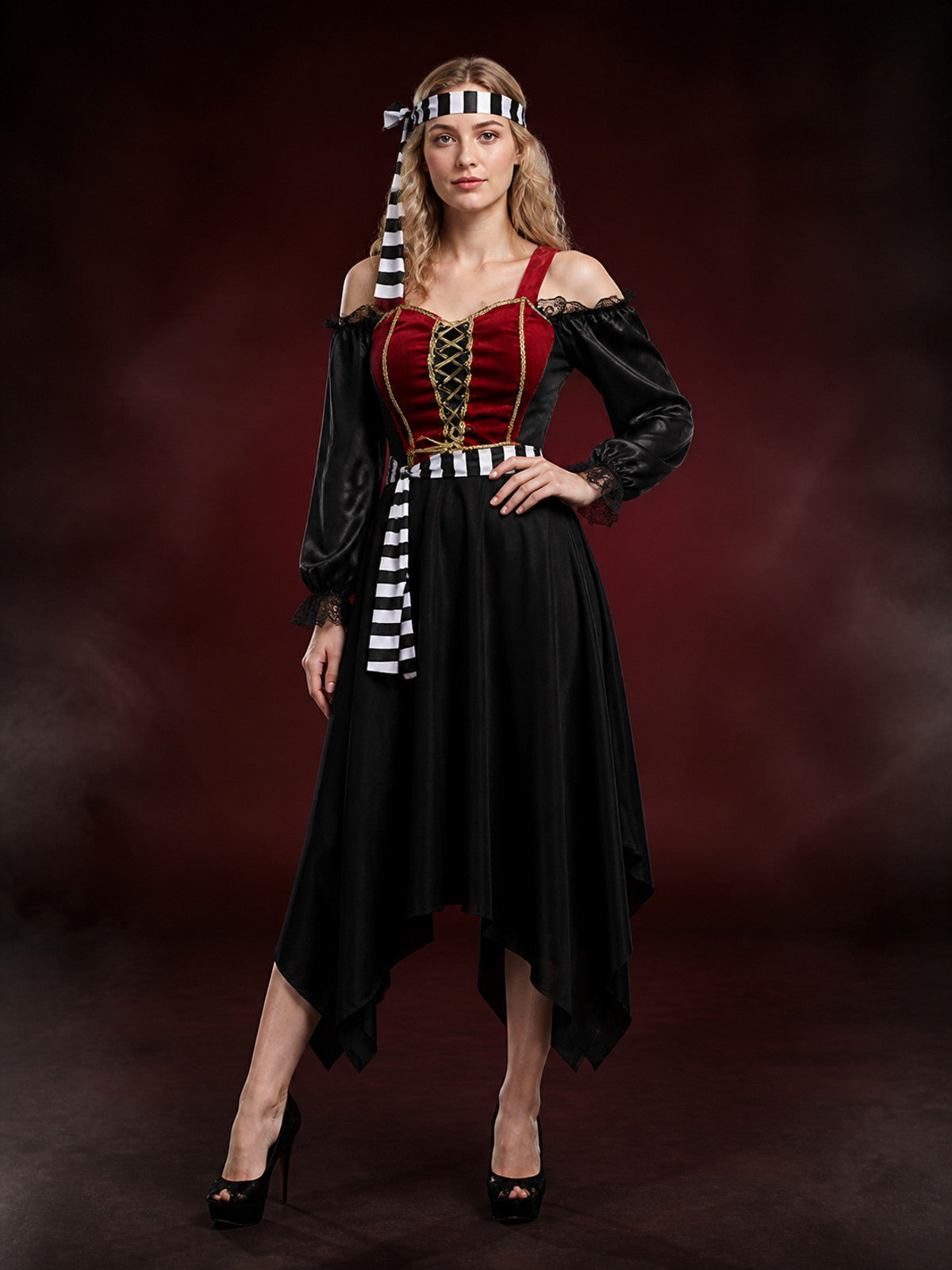 Women's Pirate Carnival Costume for Halloween Cosplay main product view