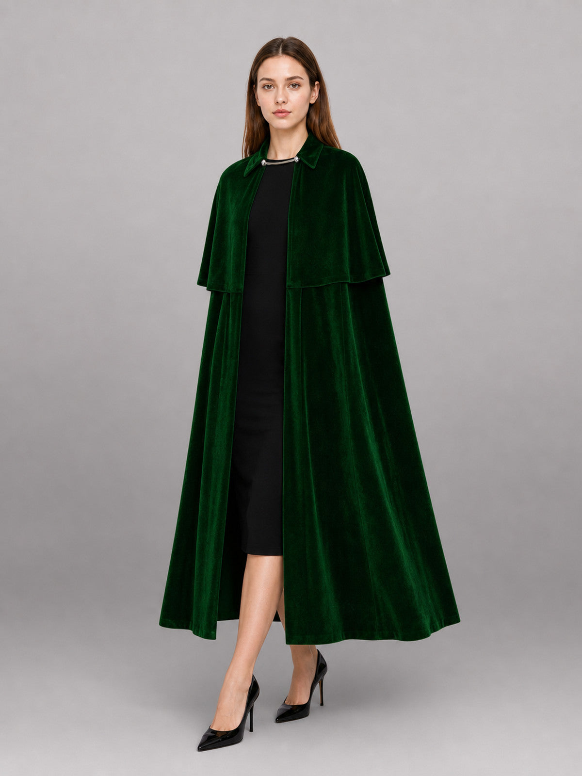 Green Carnival Cloak with Silver-Tone Clasp occasion guide