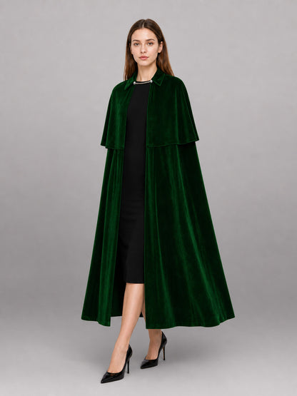 Green Carnival Cloak with Silver-Tone Clasp occasion guide