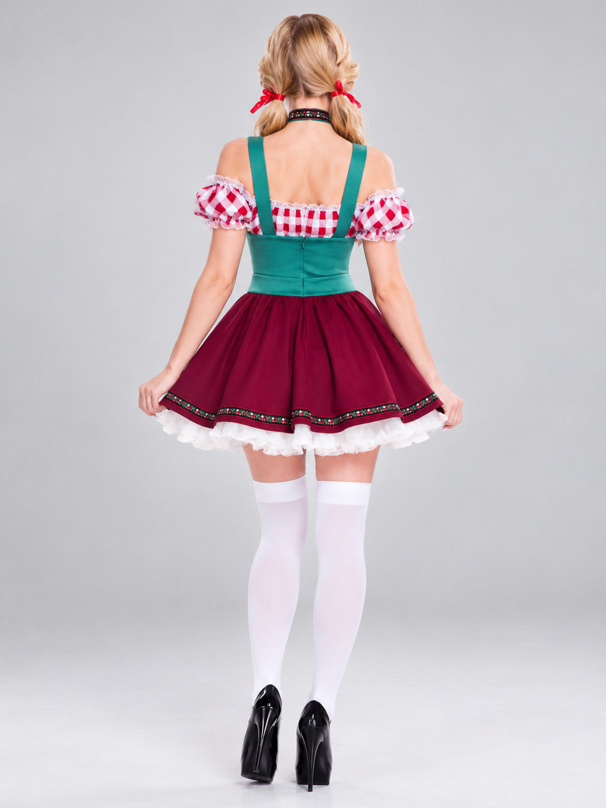 Trachten Carnival Costume with Corset and White Lacing