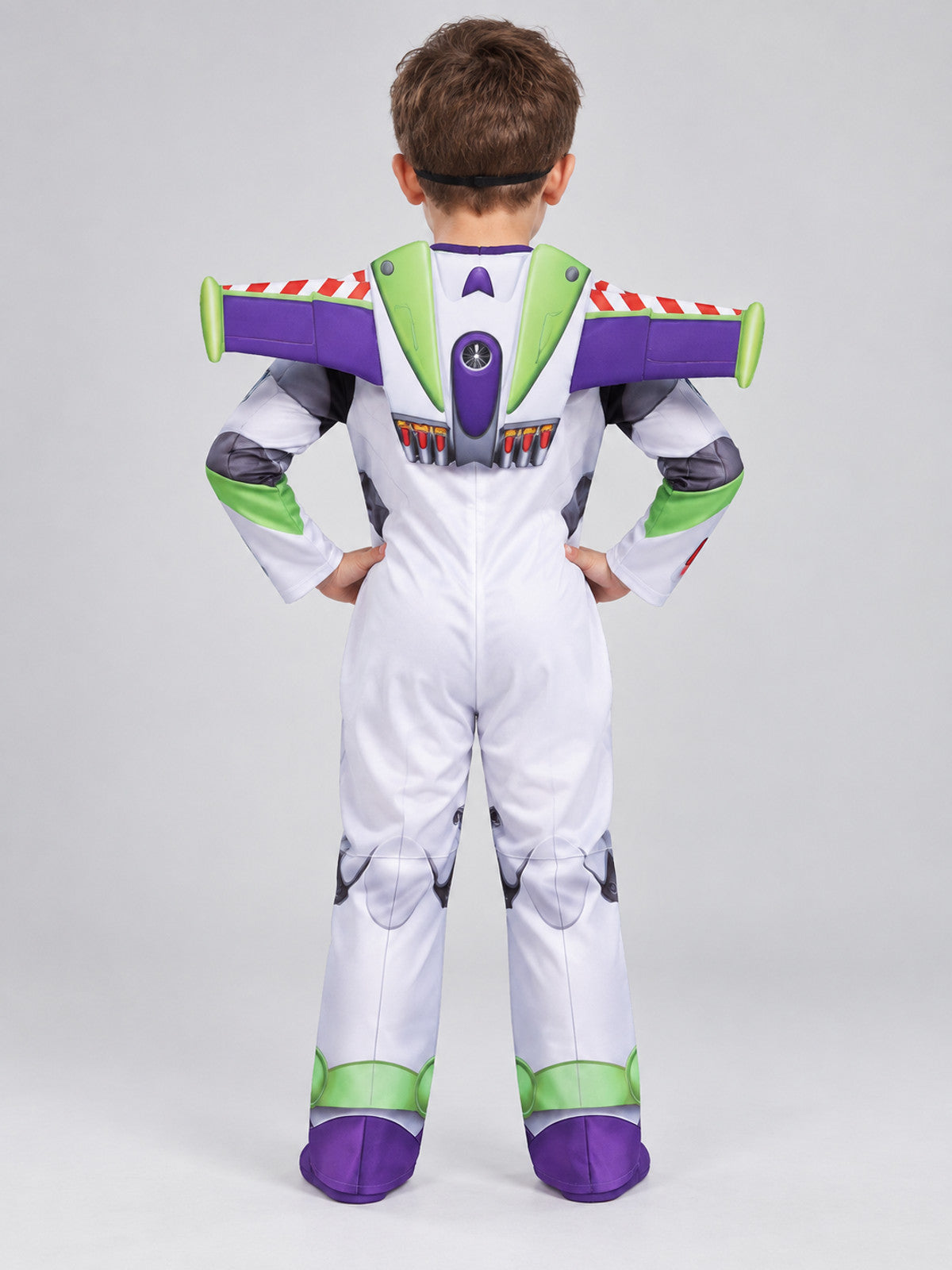 Kids' Carnival Costume with Armor Print, Mask, Wings