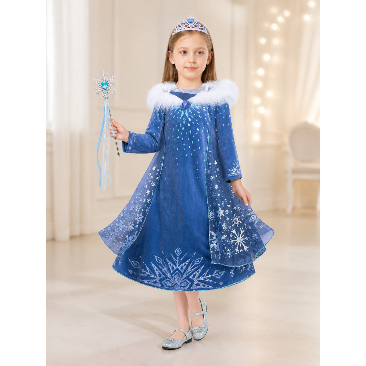 Snow Queen Costume for Halloween and Cosplay