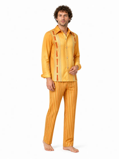 Camilo Bruno Yellow Striped Cosplay Costume