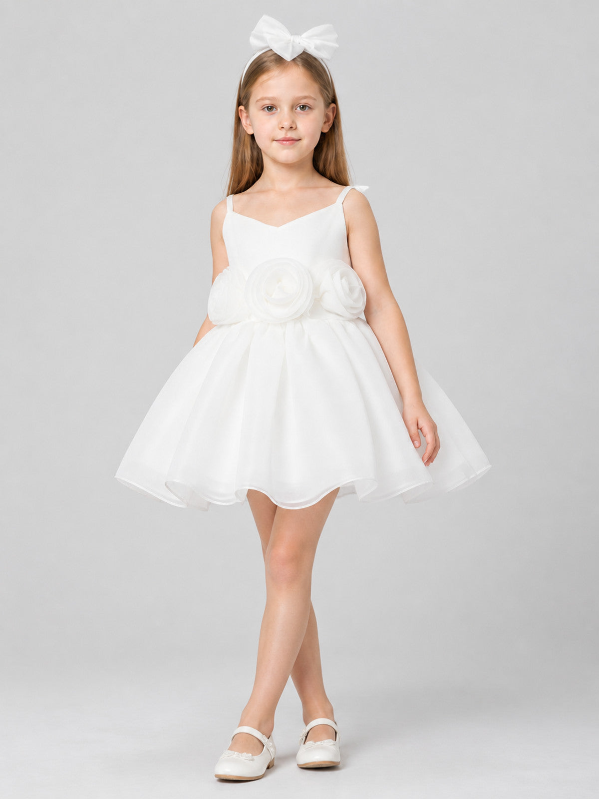 Festive Princess Dress with Full Skirt Costume Dresses detail