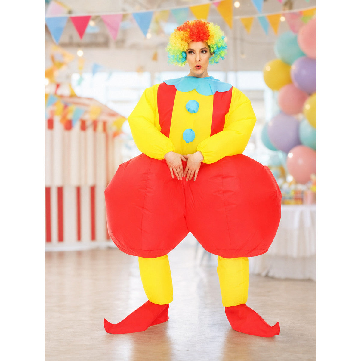 Inflatable Clown Costume for Parties and Performances lifestyle view