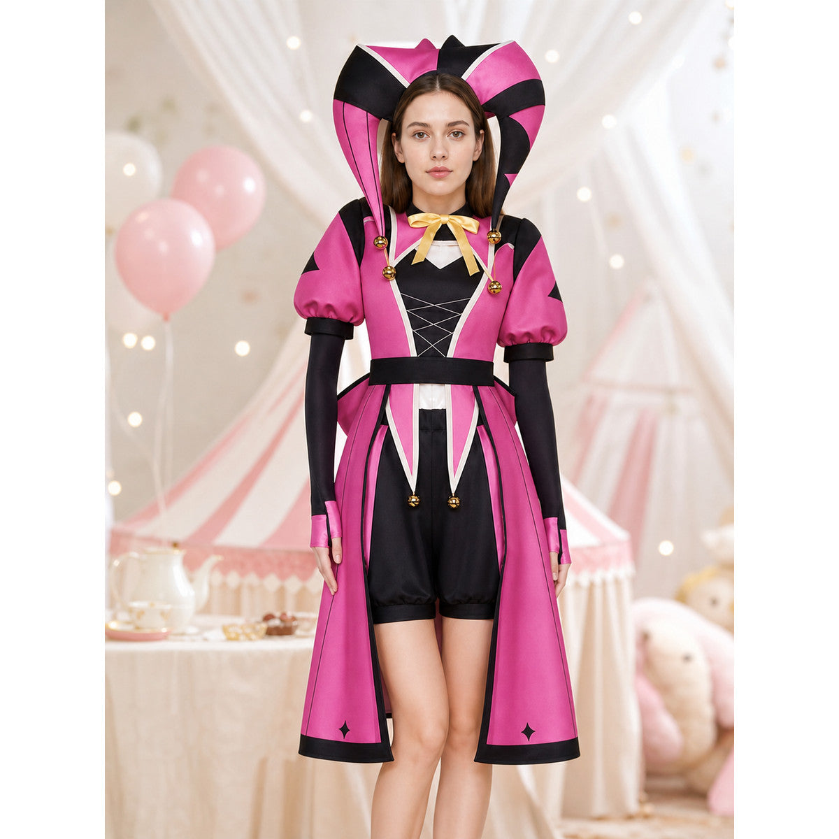 “Circus of Freaks” Cosplay Costume with Headwear lifestyle view