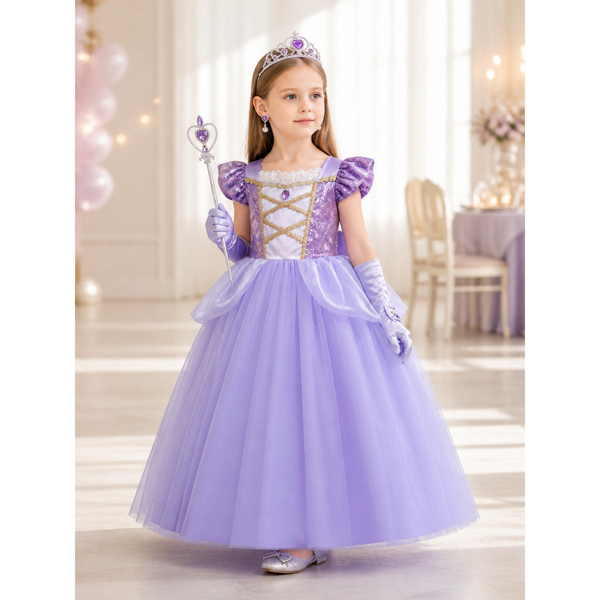 Princess Costume for Halloween and Cosplay lifestyle view