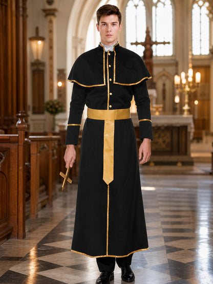 Clergyman Costume with Gold Trim lifestyle view