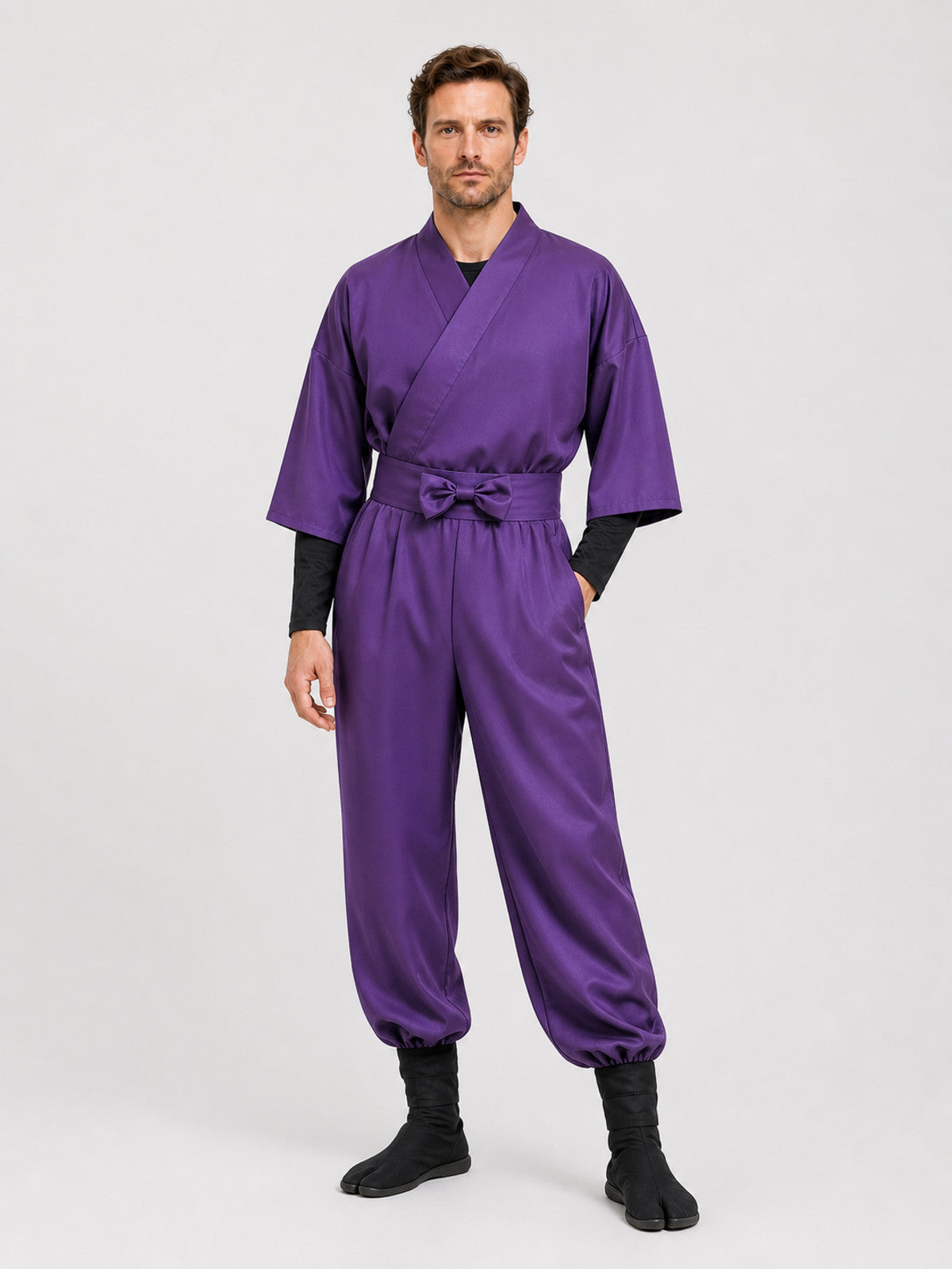 Anime Cosplay Ninja Costume, Japanese-Style Jumpsuit