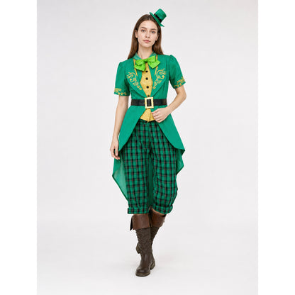 Leprechaun Costume with Top Hat and Bow Tie