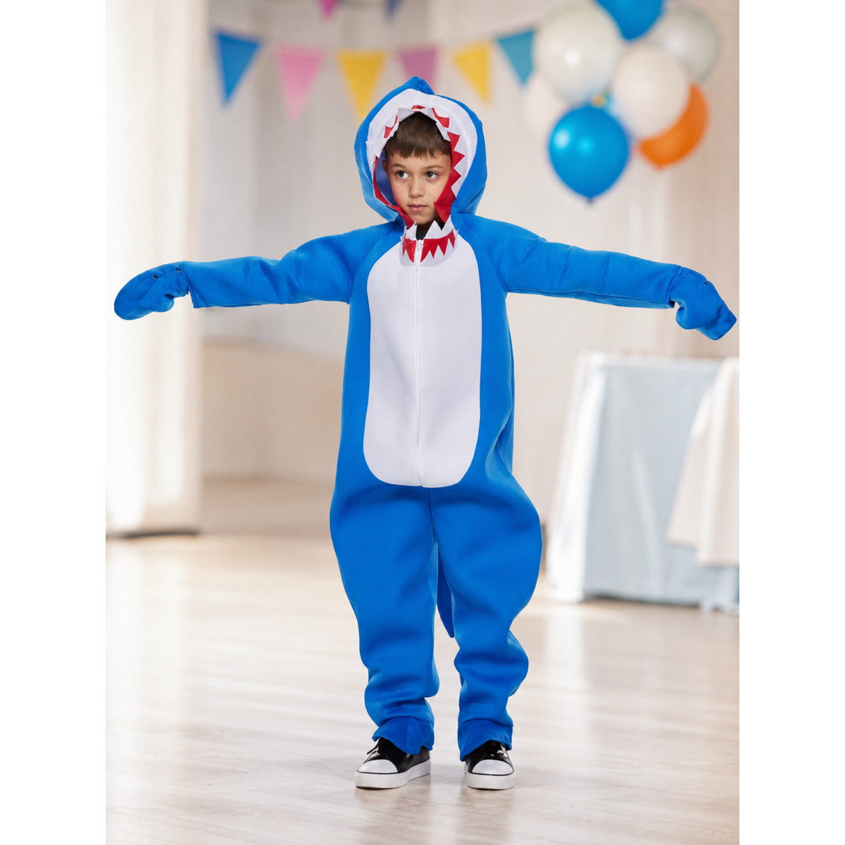 Shark costume, jumpsuit for parties lifestyle