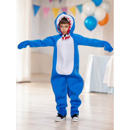 Shark costume, jumpsuit for parties lifestyle