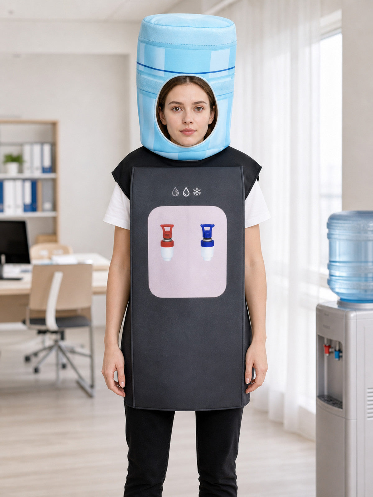 Water Dispenser Costume with Headpiece lifestyle view