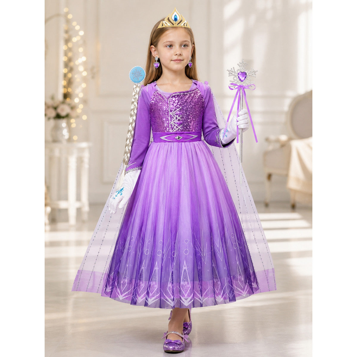 Halloween Snow Princess Costume lifestyle view