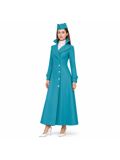Long Coat with a Wide Lapel for Cosplay Costumes detail