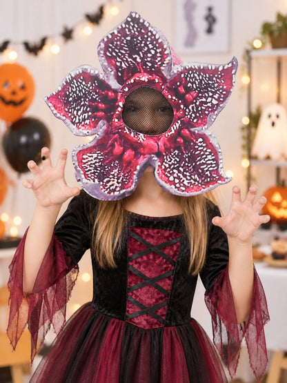 Flower-Shaped Cosplay Mask with Five Petals