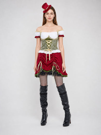 Bavarian-Style Oktoberfest Carnival Dress main product view