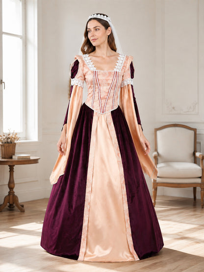 Medieval Court Dress 1647 for Cosplay lifestyle view