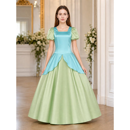 Cosplay Dress with Tiered Skirt and Headband lifestyle