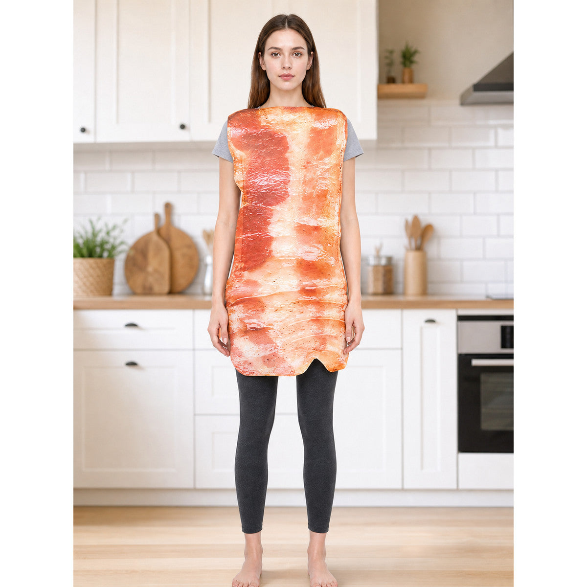 Carnival Costume in the Shape of a Bacon Slice lifestyle view