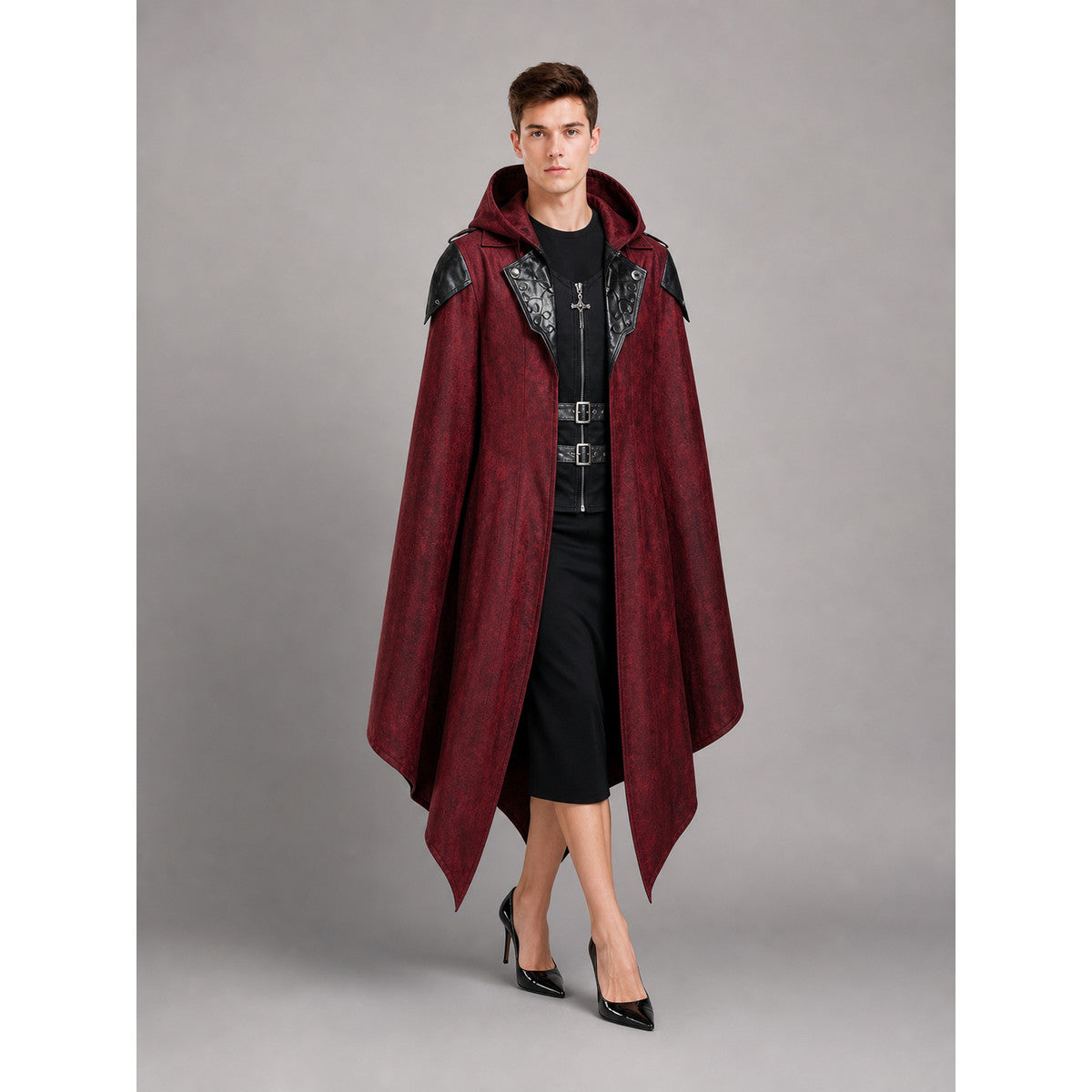 Gothic Burgundy Carnival Cloak with Hood occasion guide
