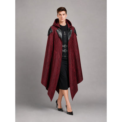 Gothic Burgundy Carnival Cloak with Hood occasion guide