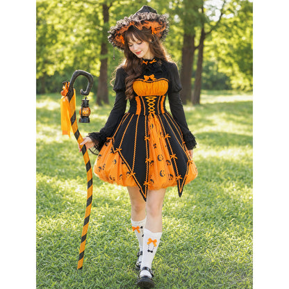 Halloween Gothic Lolita Witch Dress lifestyle view